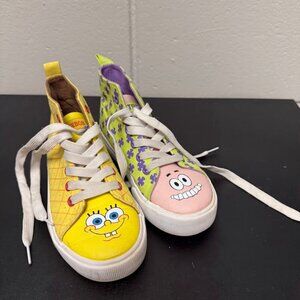 Ground Up Spongebob Squarepants & Patrick Kids Sneakers
